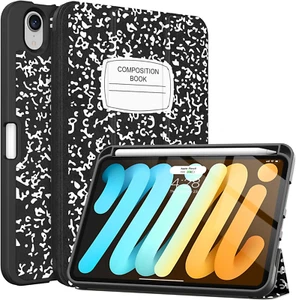 Case for Ipad Mini 7(A17 Pro) 2024/Ipad Mini 6 2021 8.3 Inch with Pencil Holder- - Picture 1 of 12