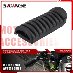 Foot Pegs Pedal Footrest Rubber For KAWASAKI ZRX1200 1100 ZZR600 1400 ZR7 GTR - Bild 1 von 14