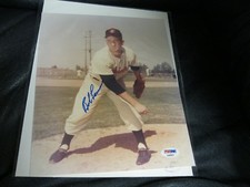 Bob Lemon autographed 8X10 Photo PSA Certified 