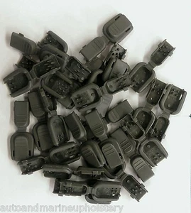 10 FOLIAGE Zipper Pull Cord Ends Plastic Para-cord Rope Military Tactical Gear - Picture 1 of 3
