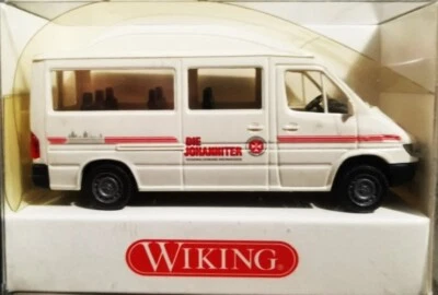 WIKING 2780228 Mercedes Benz Sprinter "JOHANNITER" - scala H0 - Immagine 1 di 4