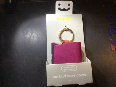Heyday Earbud Case Cover For Apple AirPods, Gen 1 & 2 - pink, purple & orange - Image 1 of 4