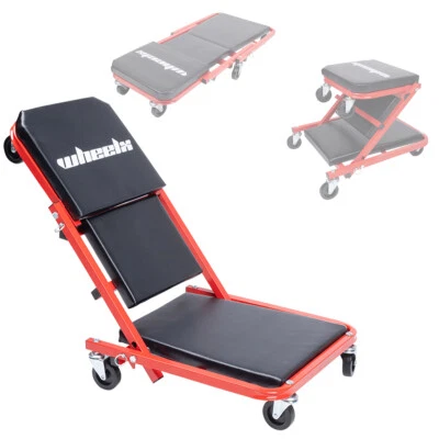 3 in 1 Montageliege MIT BREMSE Montagerollbrett Rollliege Werkstattsitz - Bild 1 von 4