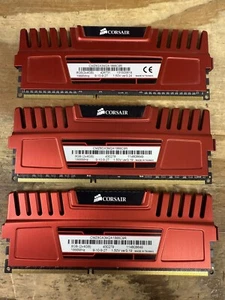 Corsair Vengeance RAM CMZ8GX3M2A1866C9R DDR3-1866 (12GB Total) Lot Of 3 Sticks - Picture 1 of 4