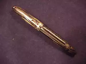 # WEISSER PUNKT SHEAFFER LEBENSLANGER ÜBERGROSSER STIFT IN GOLDBRAUN PF, GFT, c1936 - Bild 1 von 8