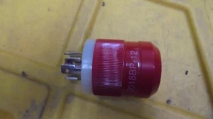 Marinco 2018BP-12 4-Wire 12VDC Trolling Motor Plug, Red - Picture 1 of 2