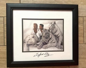 VTG Siegfried & Roy White Tigers at the Mirage Las Vegas Signed w/Orig Receipt - Picture 1 of 12