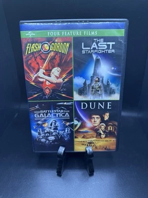 Flash Gordon/The Last Starfighter/Battlestar Galactica/Dune (DVD, 2012, 4-Disc - Image 1 of 4
