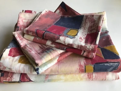 De Colección Schlossberg de Suiza Ropa de Cama Fina Almohada Fundas RESUMEN Multi RETRO Foto 1 de 4