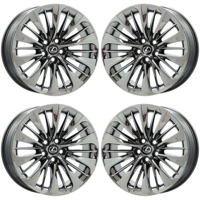 20" Lexus LS500 LS500h Hyper Chrome wheel rim OEM 74370 EXCHANGE - Image 1 of 4