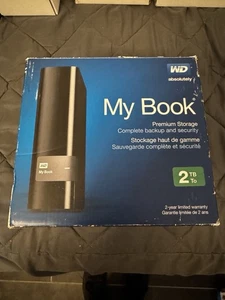 WD My Book 2TB External Hard Drive USB 3.0 Desktop Storage - Picture 1 of 4