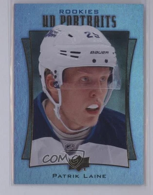2016-17 Upper Deck UD Portraits Rainbow Green Foil Patrik Laine #P-61 Rookie RC - Image 1 of 2