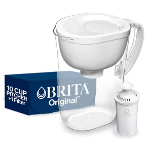 Brita Brocca Filtro Acqua Standard Quotidiano, Bianco, Grande 10 Tazze - Foto 1 di 12
