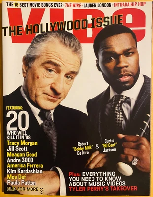 ROBERT DE NIRO vibe Hollywood 50 CENT meagan good KIM KARDASHIAN Eminem WIRE - Image 1 of 4