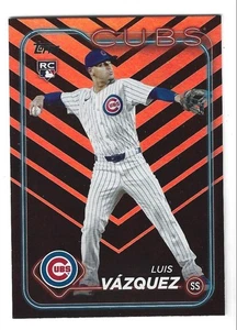 2024 Topps Update Holiday Foil #US245 Luis Vazquez (RC) Chicago Cubs - Bild 1 von 2