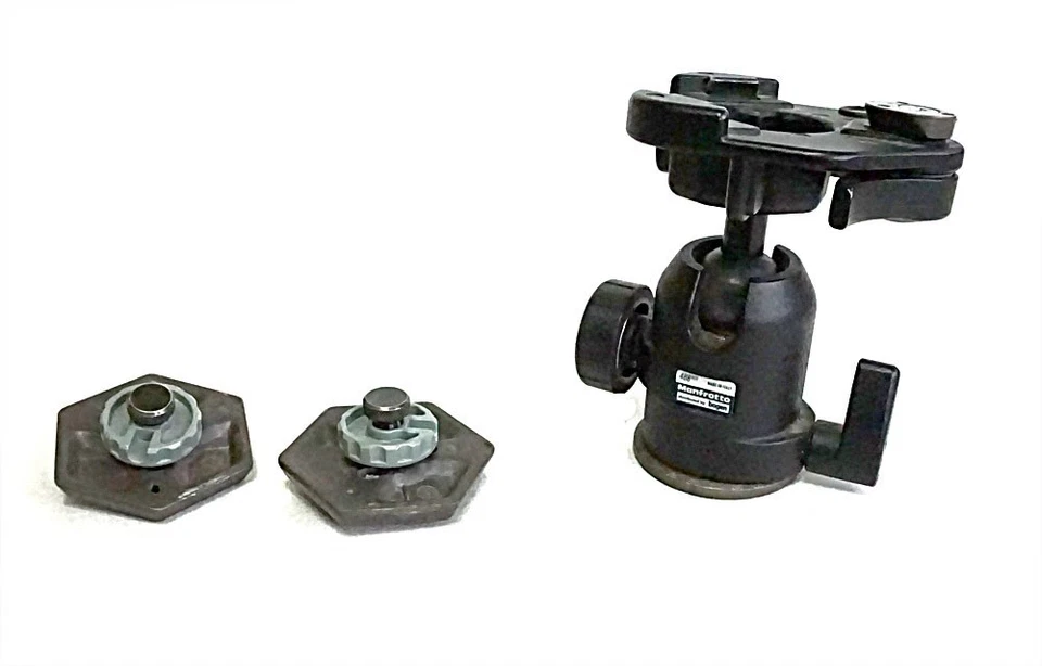 Placa hexagonal de cabeza de bola Manfrotto 488RC0 (RC0) + ¡2 placas! - Excelente Usado Foto 1 de 1