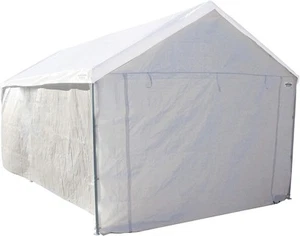 Canopy Tent Sidewalls for Domain Carport with Straps, Ideal Garage white - Bild 1 von 9