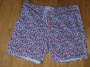 Pantaloncini da bagno Johnnie-O Seeing Stars mezzo elastico 7" Malibu taglia XXL - Foto 1 di 9