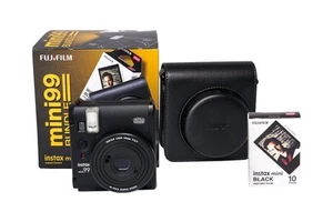 Fujifilm Instax Mini 99 Instant Photo Kit (Black), Instant Cameras, Cameras & - Picture 1 of 15
