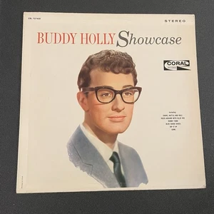 BUDDY HOLLY - SHOWCASE, CORAL CRL 757450, STEREO LP, PROMO STICKER, 1964, NM ! - Picture 1 of 11