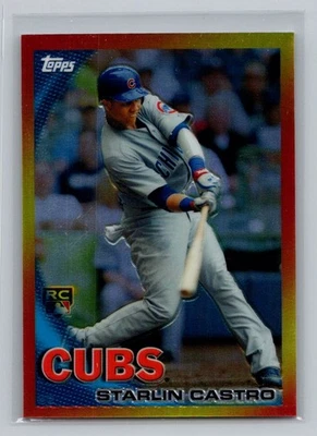 2010 Topps #RHR-5 Starlin Castro Red Hot Rookies Exchange - Image 1 of 2