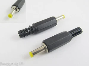 10x DC Power 4.0 x 1.7mm Male Plug Connector Adapter Plastic Handle Yellow Head - Picture 1 of 1