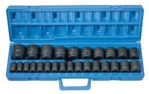 Grey Pneumatic 1326M 1/2" Drive 26 Piece Standard Lenght Metric Master Set New! - Image 1 of 1