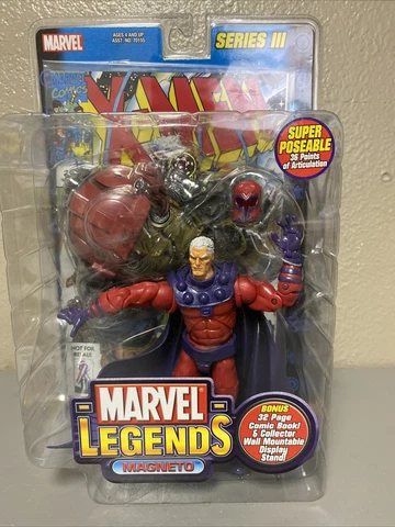 Marvel Legends Series III 3 Magneto New Toybiz COMIC BOOK DISPLAY STAND ML29 Cover