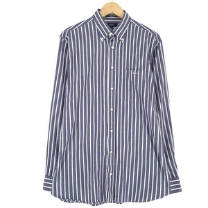 Gant Men Shirt Multicoloured Dobby Poplin Striped Cotton Fe6 Size M - Picture 1 of 7