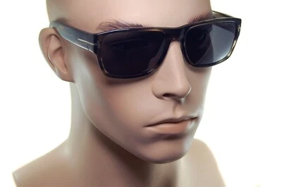 TOM FORD MASON Men Sunglasses Medium Large Square TF445 20A 56mm GREY HAVANA - Image 1 of 4