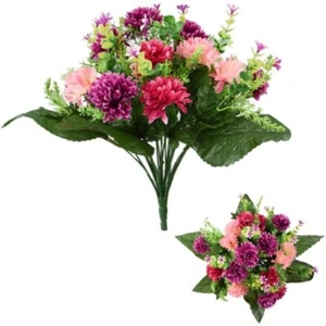 Chrysanthemum Grave Flowers | Artificial Memorial Flowers for Cemetery & Graves - Picture 1 of 3
