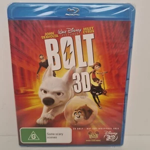 Bolt 3D Blu-ray New & Sealed Walt Disney Miley Cyrus John Tavolta  - Picture 1 of 2