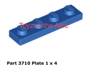 Lego 1x 3710 Placa Azul 1 x 4 Robot Comando Centro 6951 - Imagen 1 de 1