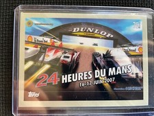2023 TOPPS 24 HOURS OF LE MANS POSTER ART CARD 2007  AUDI R10 Only 172 Made