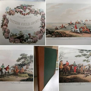 ORMES COLLECTION BRITISH FIELD SPORT 25 COLOUR ENGRAVED PLATES HOWITT 1807 - Picture 1 of 12