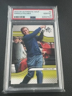 2012 Sp Authentic Golf Arnold Palmer Psa 10 - Image 1 of 2