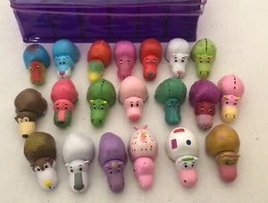 Lot of 20 Flipazoo Mini Animal Figures 2 in 1 Flip A Zoo Figurines J@P With Case - Picture 1 of 6