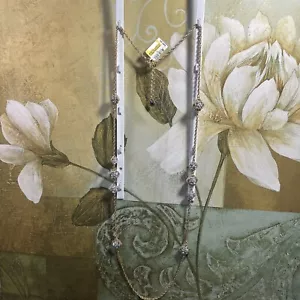 Jewelry, PALAZZO CRYSTAL GOLD-TONE LONG STATION STATEMENT NECKLACE 42", Meicys. - Picture 1 of 5
