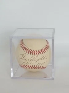 Enos Slaughter HOF 1985  Signed Baseball  - Picture 1 of 7
