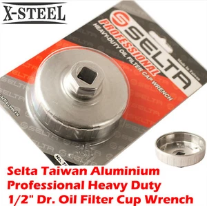 Selta Taiwan Aluminium Professional Heavy Duty 1/2" Dr. Oil Filter Cup Wrench - Bild 1 von 5