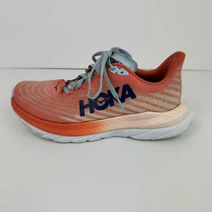 Hoka Mach 5 Profly Women's Sneakers Running Shoes US Size 8B Peach Parfait Blue - Picture 1 of 17