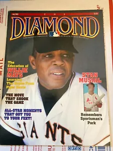 WILLIE MAYS DIAMOND BASEBALL MAGAZINE LOT - Picture 1 of 4