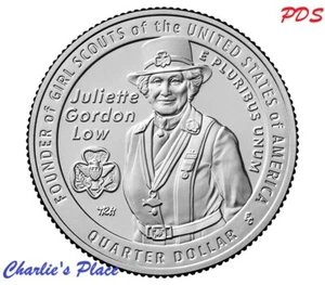 2025-PDS American Women Quarter 3-Coin Set- Juliette Gordon Low - Picture 1 of 1