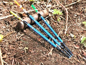 Handmade Margin Tench Lifters. Pearlescent Blue - Picture 1 of 19