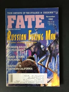 Fate Magazine November 1992 Russian Flying Man - Imagen 1 de 2