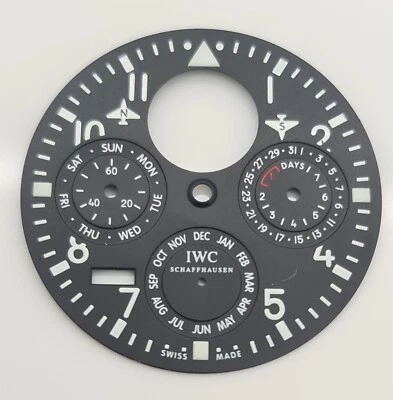 IWC DIAL FOR BIG PILOT TOP GUN PERPETUAL CALENDAR CERAMIC CASE ref IW502902 - Image 1 of 4