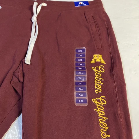 Minnesota Golden Gophers Men 2XL Sweet Pants Maroon front pockets NWT FREE SHIP Cover