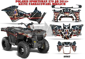 KIT GRÁFICO DE DECORACIÓN DE CARRERAS AMR ATV POLARIS SPORTSMAN MODELO GUERRA MUNDIAL 2/SEGUNDA GUERRA MUNDIAL B - Imagen 1 de 6
