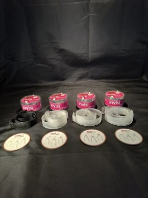 Lote de 4 cinturones invisibles ajustados usados (3 transparentes 1 negros) ajustables para 0 - 16 Foto 1 de 4