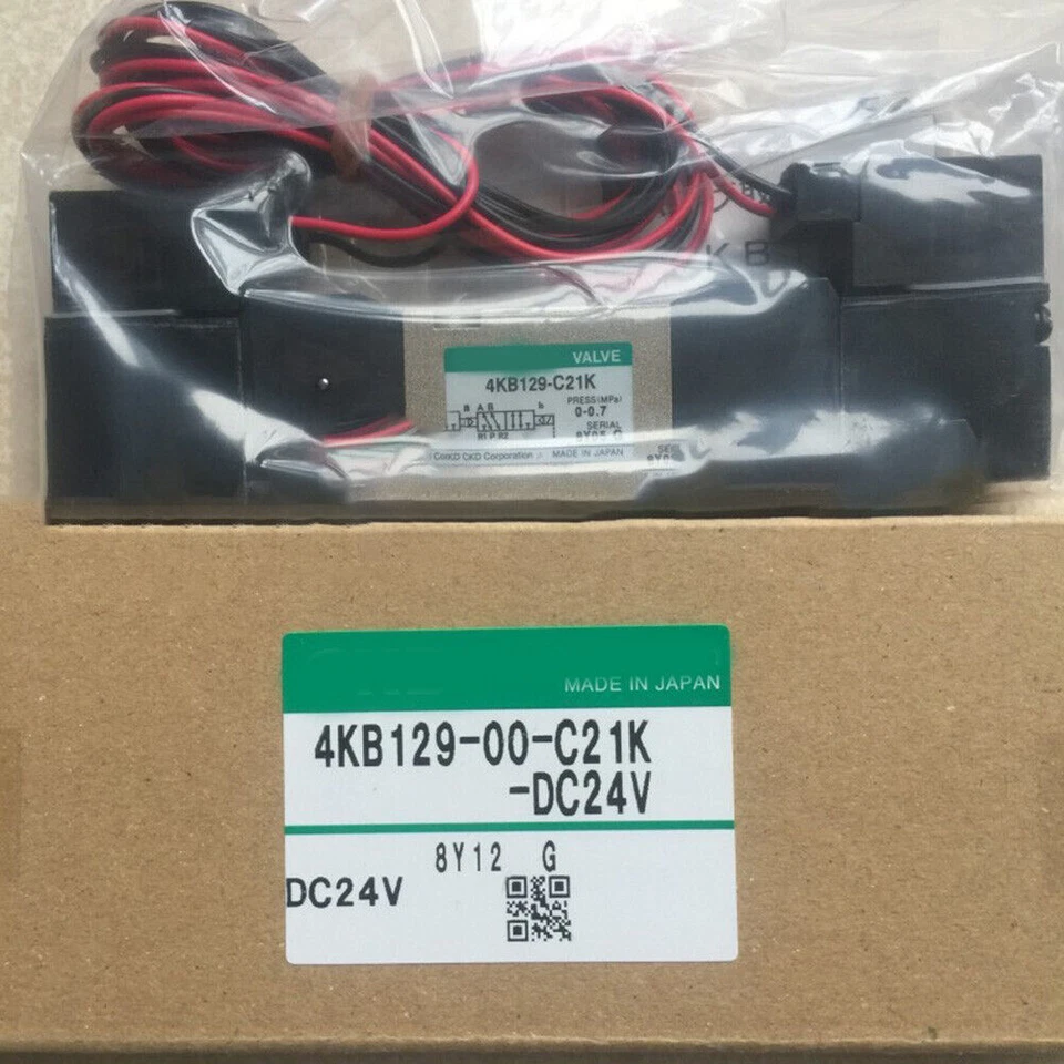 For CKD 4KB129-00-C21K-DC24V 4KB129-C21K Solenoid Valve - image 1 of 1
